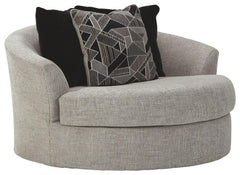 Megginson - Oversized Round Swivel Chair image