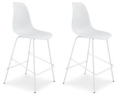Forestead White Counter Height Bar Stool (Set of 2) image