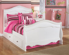 Exquisite Signature Design by Ashley Bed with 4 Storage Drawers