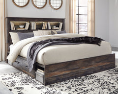 Drystan Signature Design by Ashley Bookcase Bed with 2 Storage Drawers