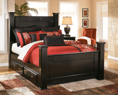 Shay Signature Design by Ashley Bed with 2 Storage Drawers