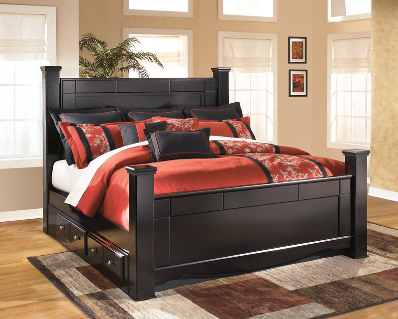 Shay Signature Design by Ashley Bed with 2 Storage Drawers image