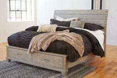 Naydell Benchcraft Bed with 2 Storage Drawers