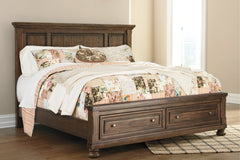 Flynnter Signature Design by Ashley King Panel Bed with 2 Storage Drawers image