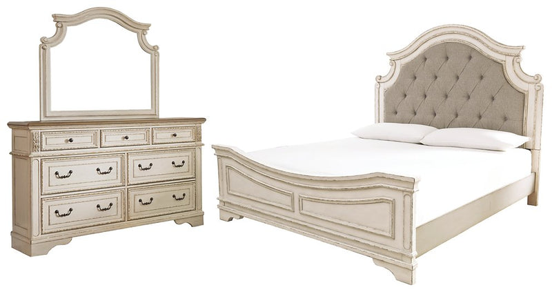 Realyn Upholstered Panel Bed Signature Design 5-Piece Bedroom Set image