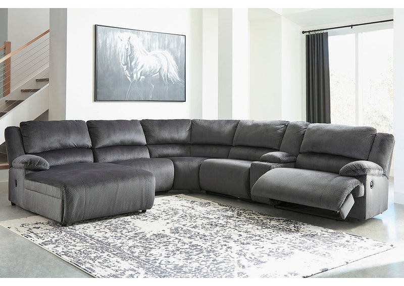 Clonmel Signature Design by Ashley 6-Piece Power Reclining Sectional
