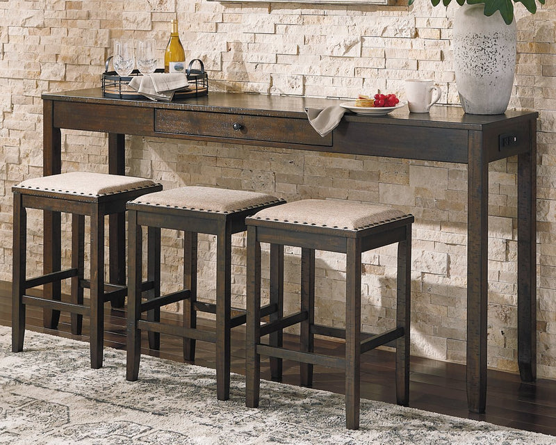 Rokane Signature Design by Ashley Counter Height Table Set of 4 image