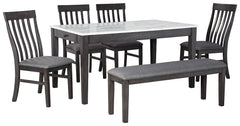 Luvoni Benchcraft 6-Piece Dining Room Package image
