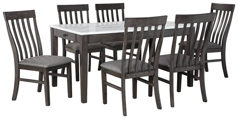 Luvoni Benchcraft 7-Piece Dining Room Package image