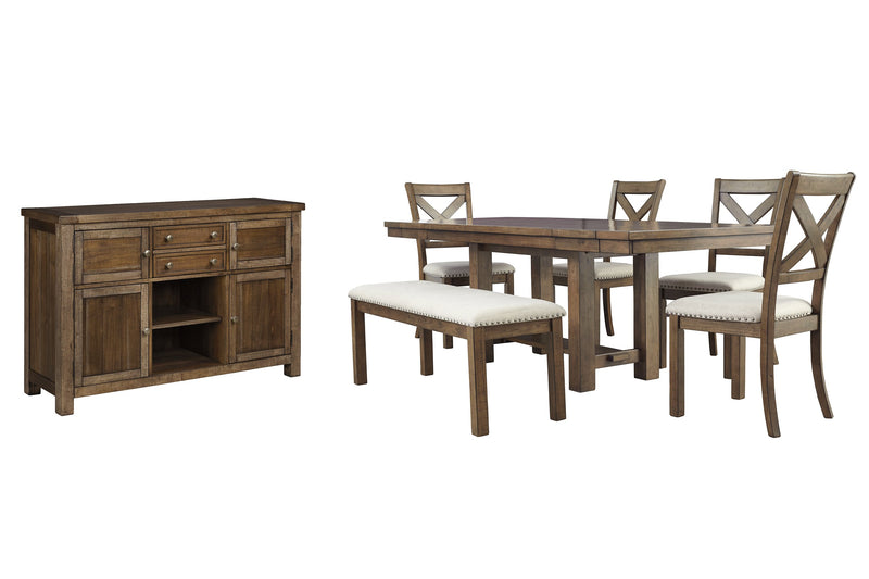 Moriville Signature Design 7-Piece Dining Room Package image