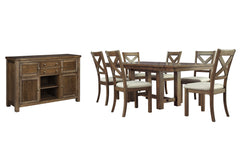 Moriville Signature Design 8-Piece Dining Room Package image
