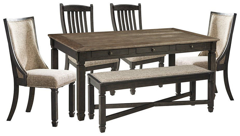 Tyler Creek Signature Design 6-Piece Dining Room Package image