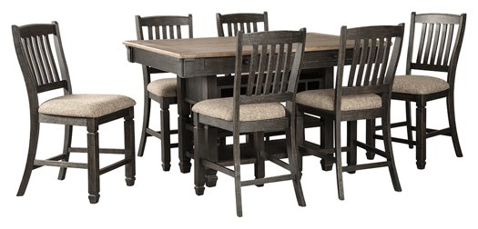 Tyler Creek Signature Design 7-Piece Counter Height Dining Room Package image