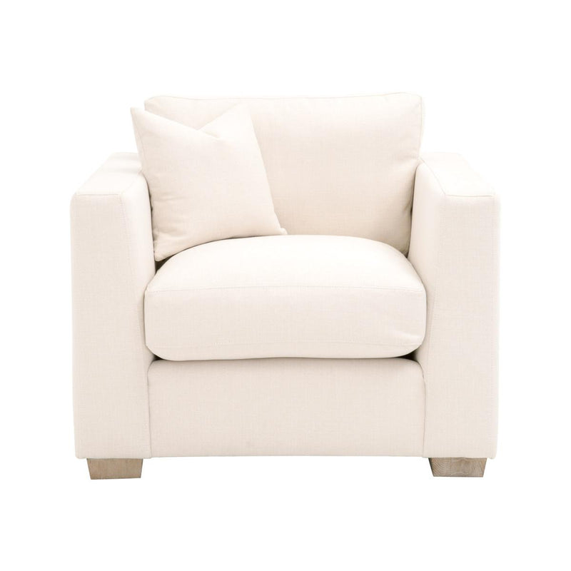 Essentials For Living Stitch & Hand Hayden Taper Arm Sofa Chair in LiveSmart Broderick-Natural image