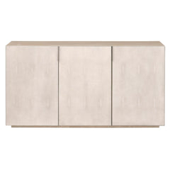 Essentials For Living Traditions Alina Shagreen Media Sideboard in White Shagreen image