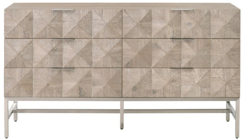 Essentials for Living Traditions Atlas 6-Drawer Double Dresser in Natural Gray Acacia image