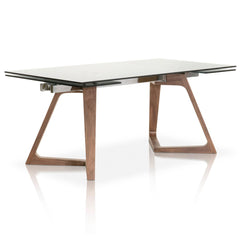 Essentials For Living Meridian Axel Extension Dining Table in Smoke Grey image