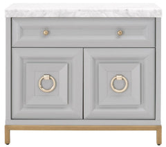 Essentials for Living Traditions Azure Carrera Media Chest in Dove Gray image