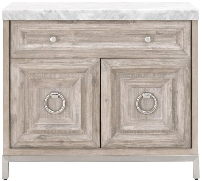Essentials for Living Traditions Azure Carrera Media Chest in Natural Gray Acacia image