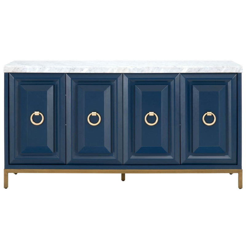 Essentials For Living Traditions Azure Carrera Sideboard in Navy Blue image