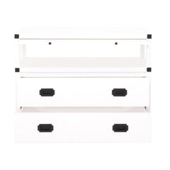 Essentials For Living Traditions Bradley Nightstand in White, Black image