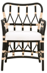 Essentials for Living Sel De Mer Caprice Arm Chair in Black Rattan image