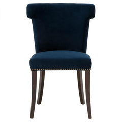Essentials For Living Villa Celina Dining Chair in Denim Velvet image