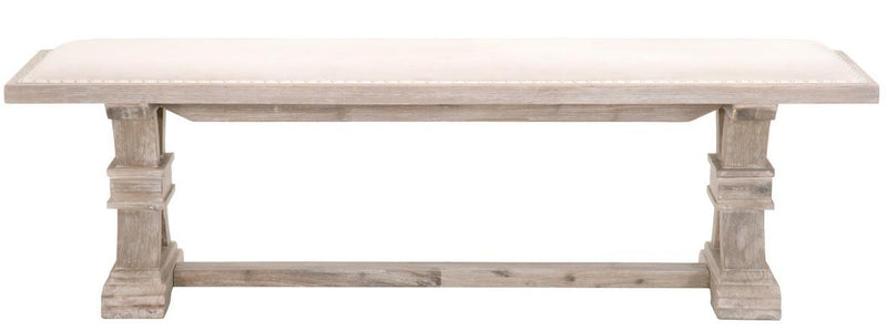 Essentials for Living Traditions Devon Dining Bench in Natural Gray Acacia image