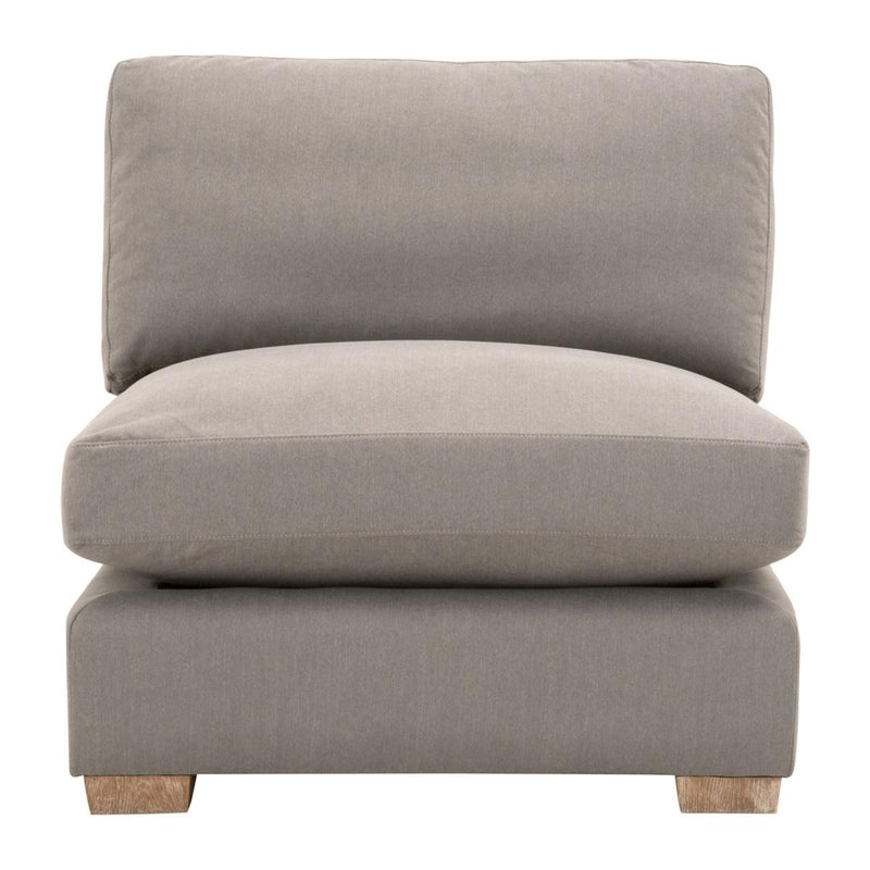 Essentials For Living Stitch & Hand Hayden Armless Sofa Chair in Natural Gray Oak image