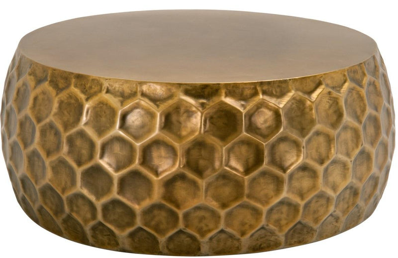 Essentials for Living Lotus Hive Coffee Table in Distressed Bronze image