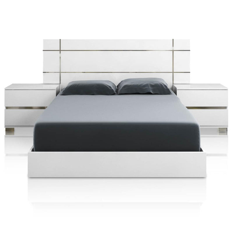 Essentials For Living Vivente Icon Standard King Bed in White High Gloss image
