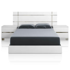 Essentials For Living Vivente Icon Queen Bed in White High Gloss image