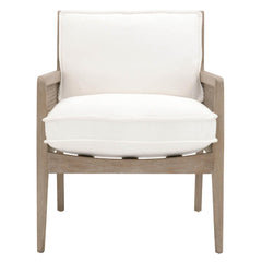 Essentials For Living Stitch & Hand Leone Club Chair in Peyton-Pearl/Natural Gray Oak image