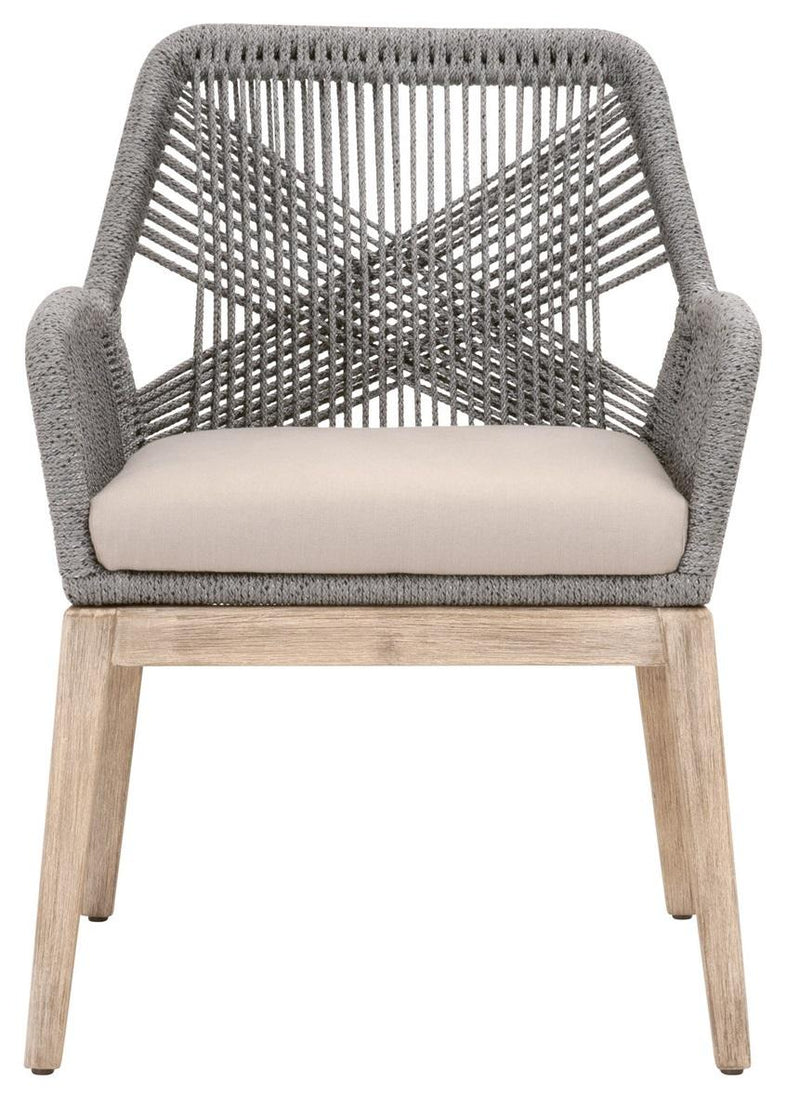 Essentials for Living Woven Loom Arm Chair in Set of 2 image
