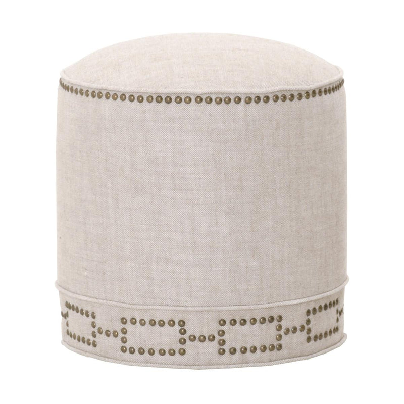 Essentials for Living Essentials Marlow Ottoman in Bisque French Linen image
