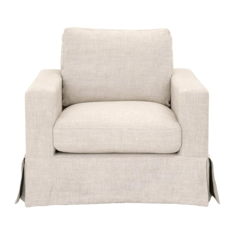Essentials For Living Essentials Maxwell Sofa Chair in Bisque French Linen image