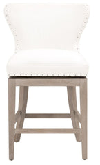 Essentials for Living Essentials Milton Swivel Counter Stool in LiveSmart Peyton-Pearl, Natural Gray Ash image