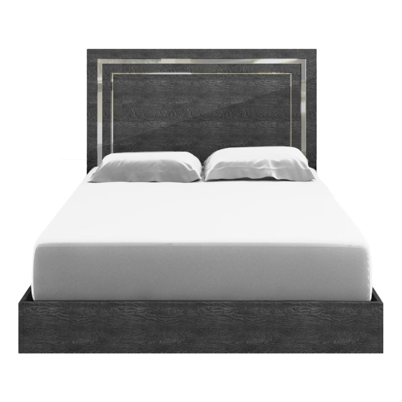 Essentials For Living Vivente Noble Standard King Bed in Grey Birch High Gloss image