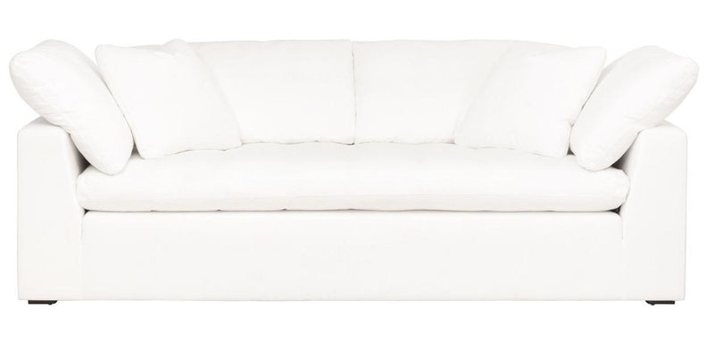 Essentials for Living Stitch & Hand - Upholstery Sky 96" Sofa in LiveSmart Peyton-Pearl, Espresso image
