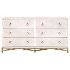Essentials For Living Traditions Strand Shagreen Dresser in White Shagreen image