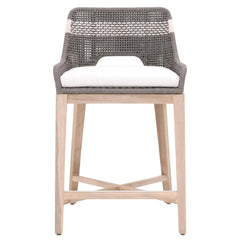 Essentials For Living Woven Tapestry Counter Stool in Dove Flat Rope image