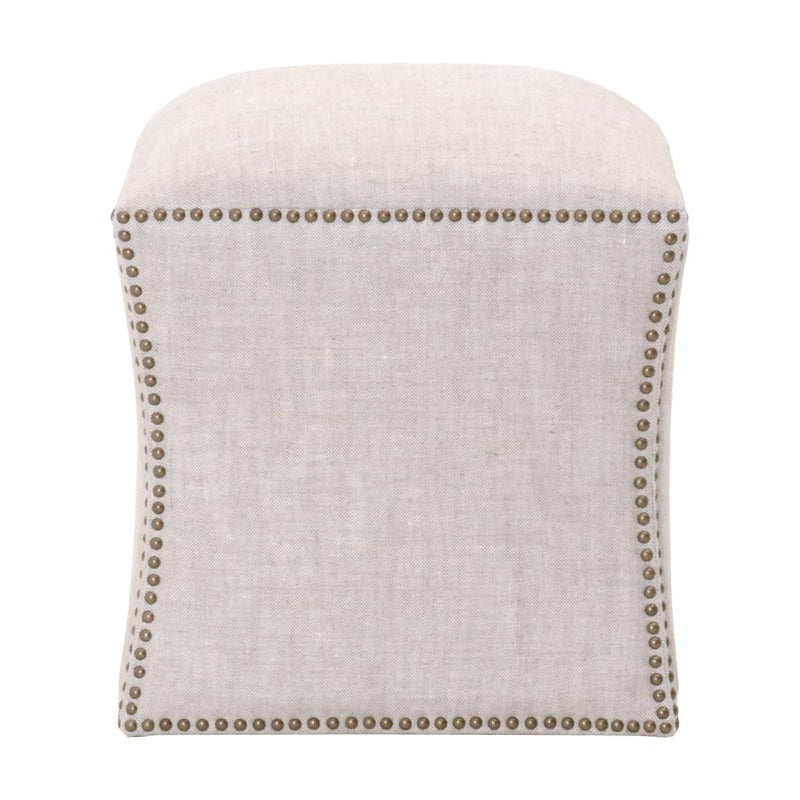 Essentials for Living Essentials York Ottoman in Bisque French Linen image