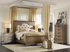 Chatelet Queen Upholstered Mantle Panel Bed image