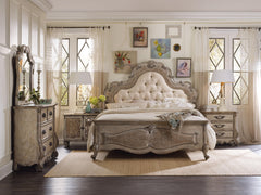Chatelet King Upholstered Panel Bed image