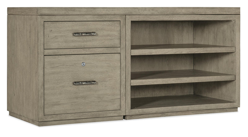Linville Falls 60" Credenza with File and Open Desk Cabinet image