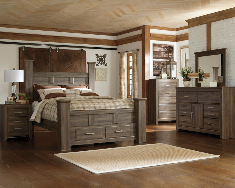 Juararo Signature Design 5-Piece Bedroom Set with 2 Storage Drawers