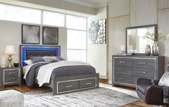 Lodanna Signature Design 5-Piece Bedroom Set with 2 Storage Drawers