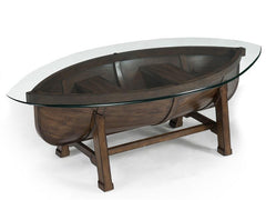 Magnussen Beaufort Oval Cocktail Table in Dark Oak image