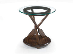 Magnussen Beaufort Round End Table in Dark Oak image