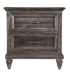 Magnussen Calistoga 2 Drawer Nightstand in Weathered Charcoal image